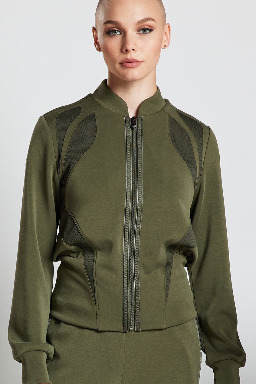 Everywhere Zip Up Jacket - Olivine