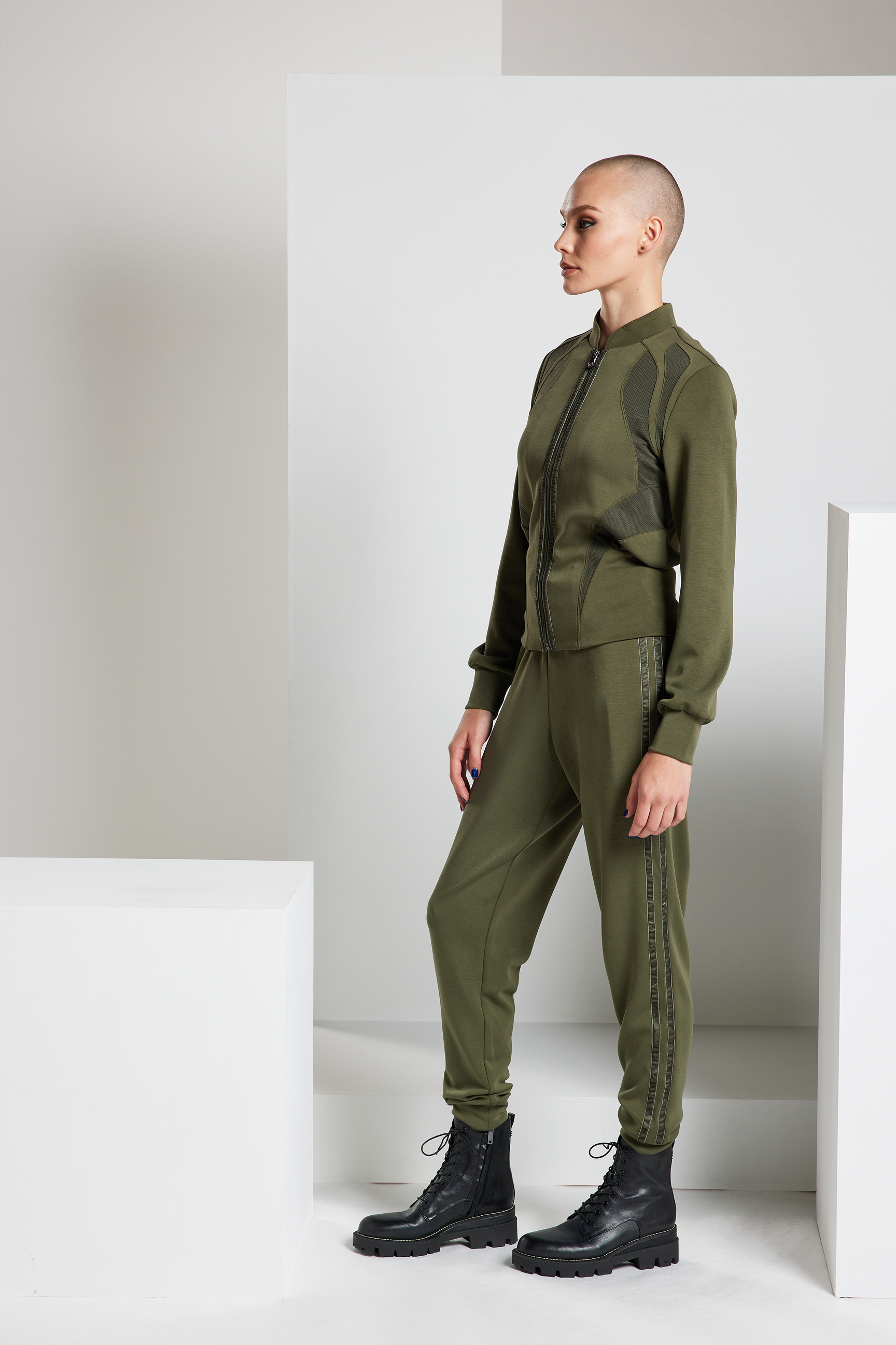 Everywhere Zip Up Jacket - Olivine