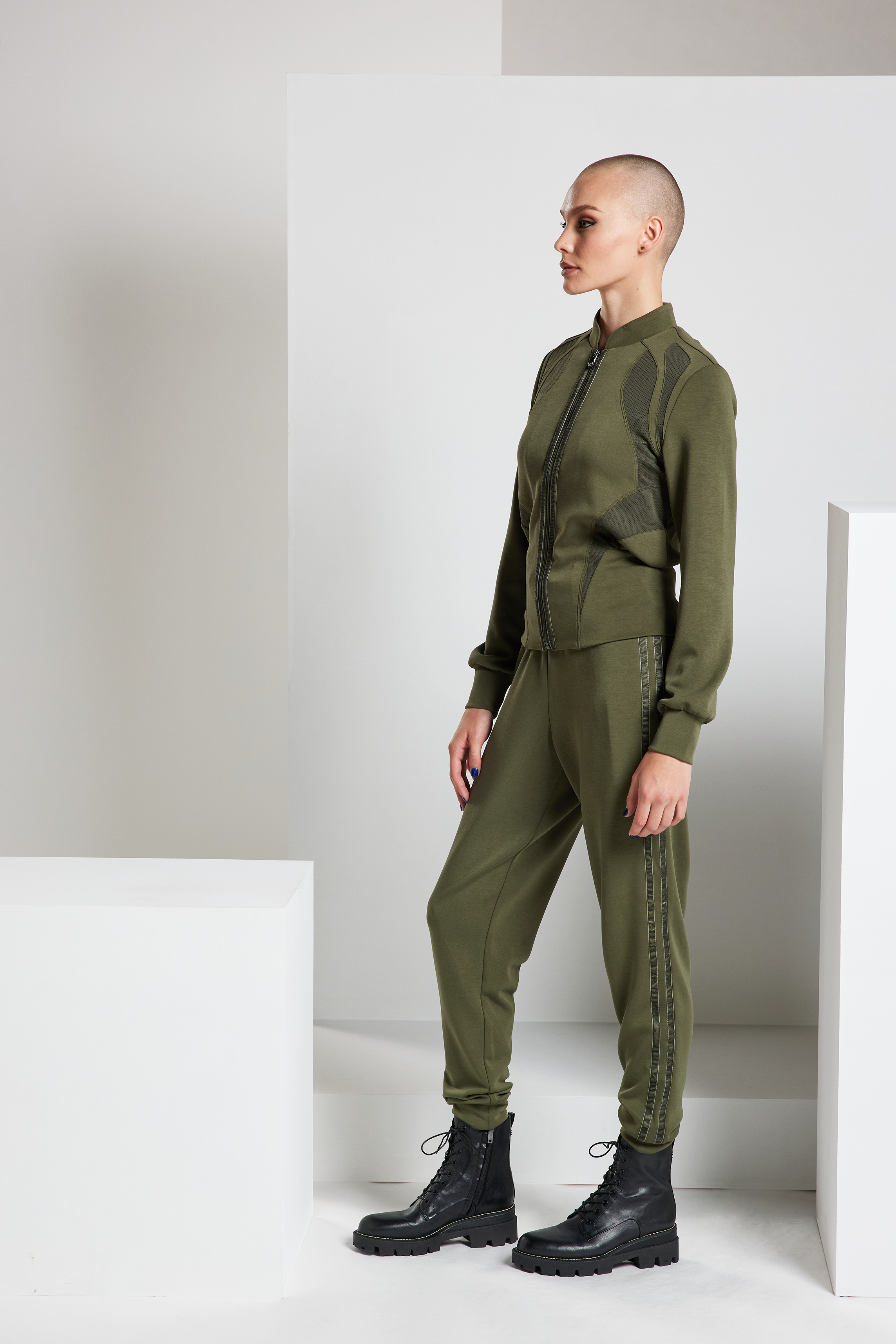 Everywhere Zip Up Jacket - Olivine