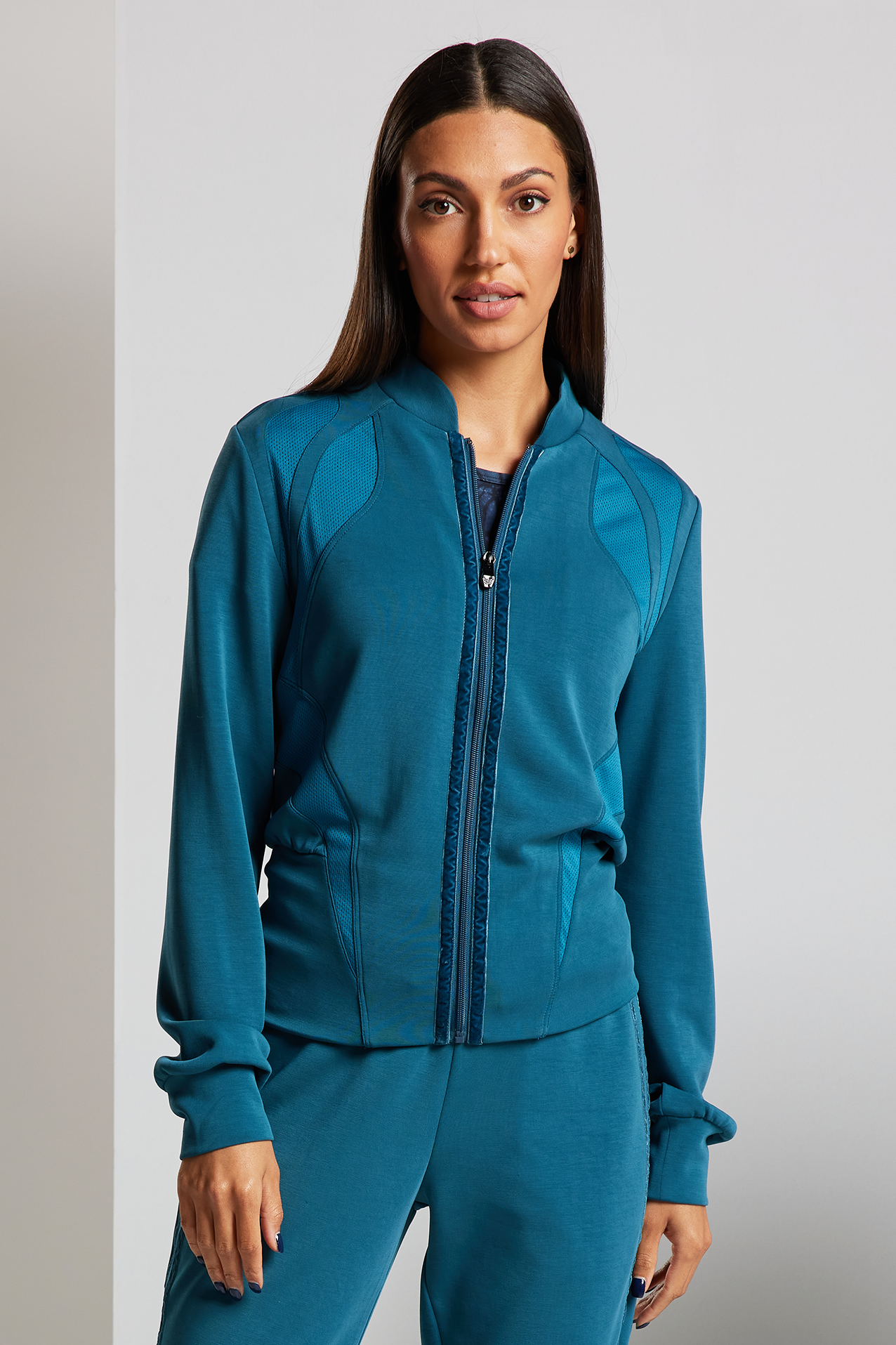 Everywhere Zip Up Jacket - Teal