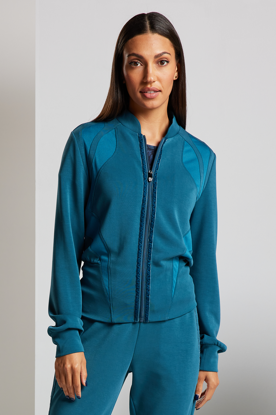 Everywhere Zip Up Jacket - Teal