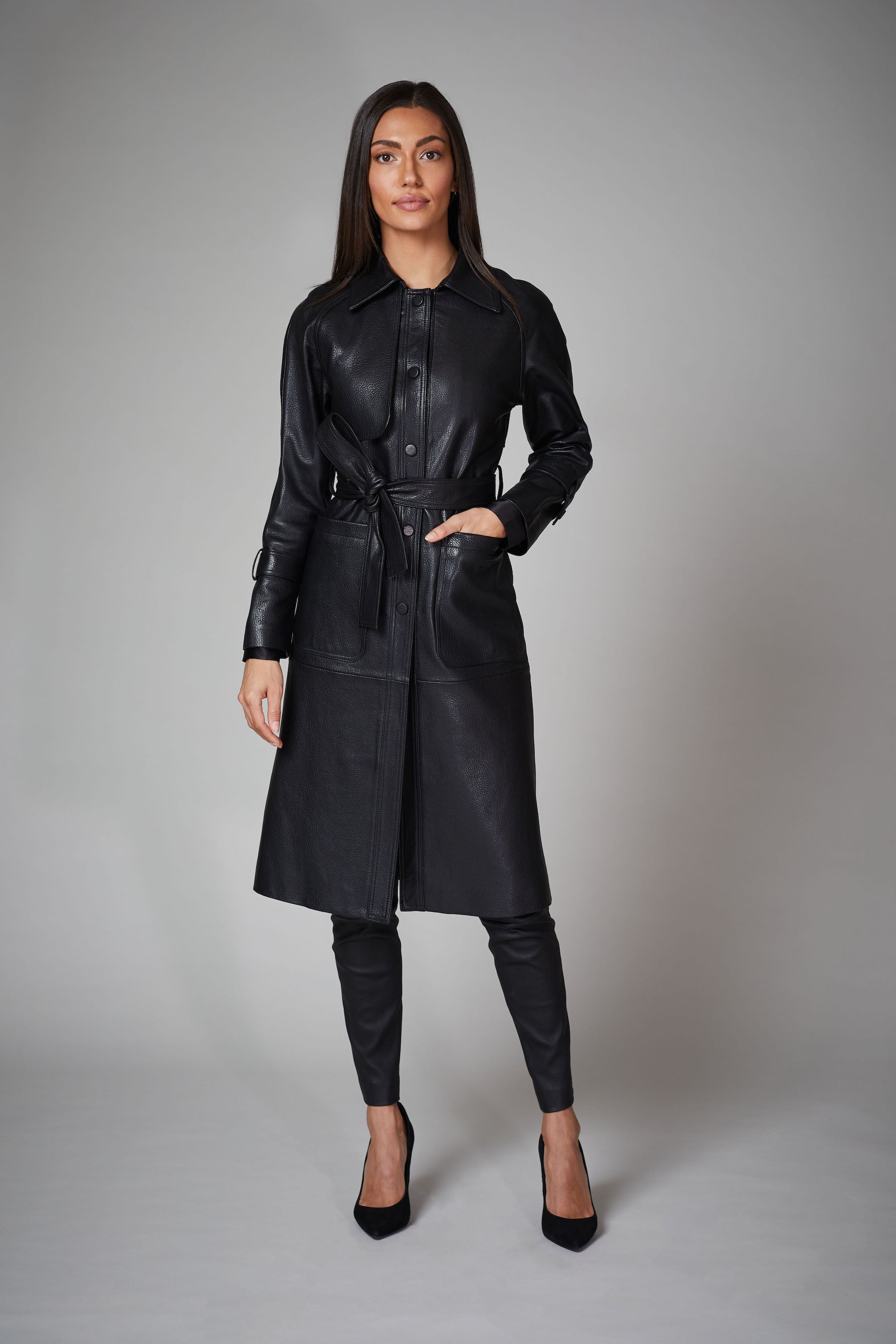 The Leather Trench | Seasonless In-Style Leather Coat – Luly Yang