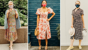 Summer outfits with fashionable face masks