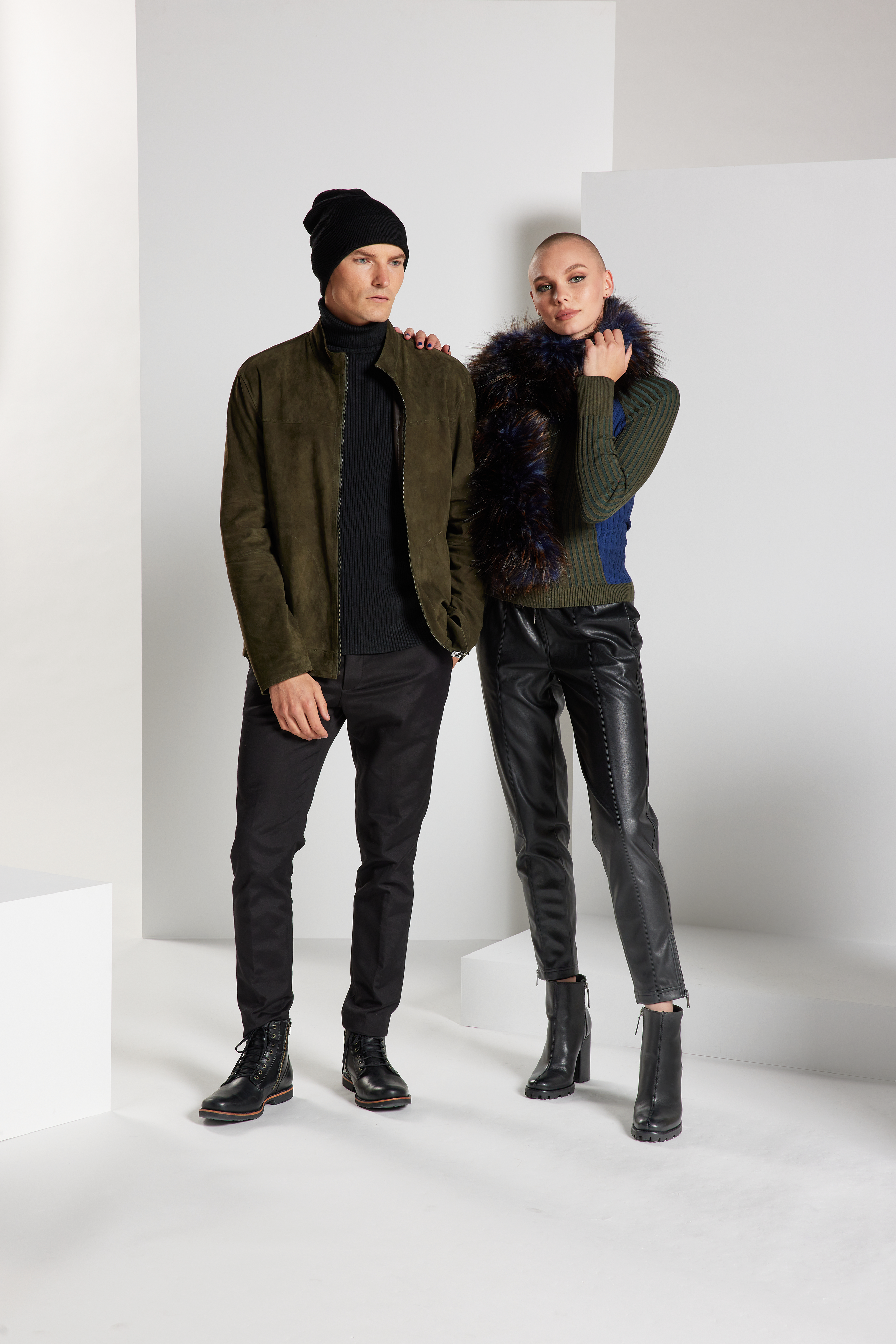 Jet Set Vegan Leather Jogger