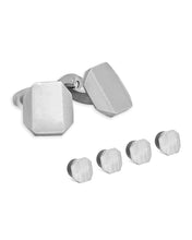 Load image into Gallery viewer, Octagon Cufflink and Stud Set