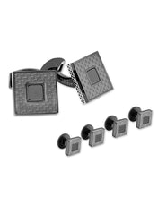 Load image into Gallery viewer, Square Cufflink and Stud Set