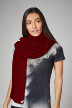 Load image into Gallery viewer, Garnet Red Cashmere Shawl