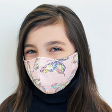 Load image into Gallery viewer, Pink Clouds Kid&#39;s Face Mask