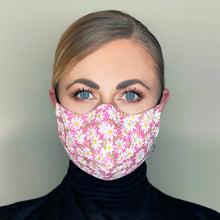 Load image into Gallery viewer, Pink Daisy Couture Face Mask