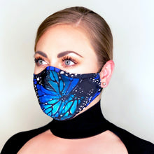 Load image into Gallery viewer, Monarch Blue Face Mask