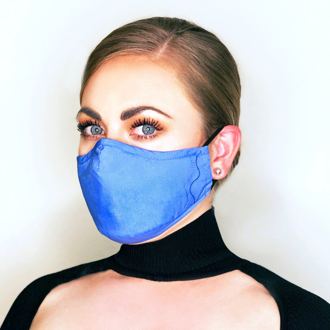 French Blue Face Mask