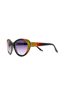 Swarovski Crystal-Accented Ombré Cat-eye Sunglasses - Monarch