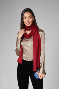 Red Sequined Scarf