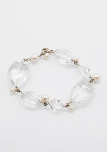 Crystal and Pearl Bracelet