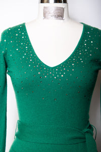 Cashmere Dress - Green