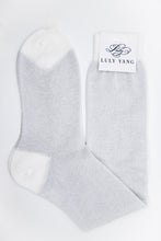 Load image into Gallery viewer, Womens Long Dress Socks - Silver