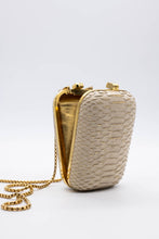 Load image into Gallery viewer, Arti Moda Pill Box Clutch - Ivory