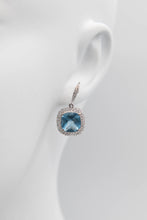 Load image into Gallery viewer, Aquamarine Crystal Earrings