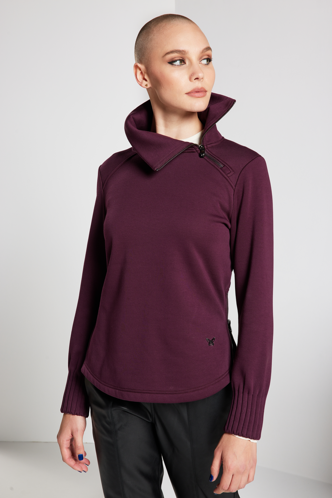 At Ease Pullover - Bordeaux