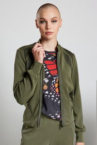 Everywhere Zip Up Jacket - Olivine