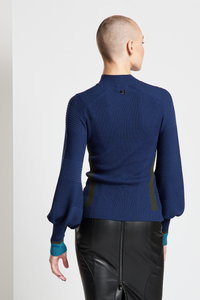 Pathway Ribbed Sweater - Navy