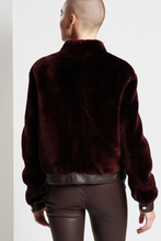 Load image into Gallery viewer, Shearling Bomber Jacket - Raisin
