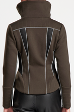 Load image into Gallery viewer, Zoom Bonded Knit Jacket - Olivine