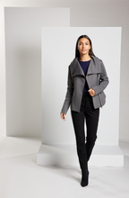 Load image into Gallery viewer, Zoom Bonded Knit Jacket - Heather Grey