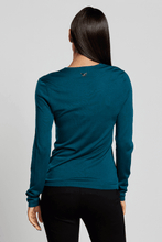 Load image into Gallery viewer, Essential Lightweight Long Sleeve Sweater - Teal