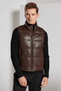 Leather goose 2025 down vest
