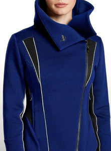 Zoom Bonded Knit Jacket - Blue
